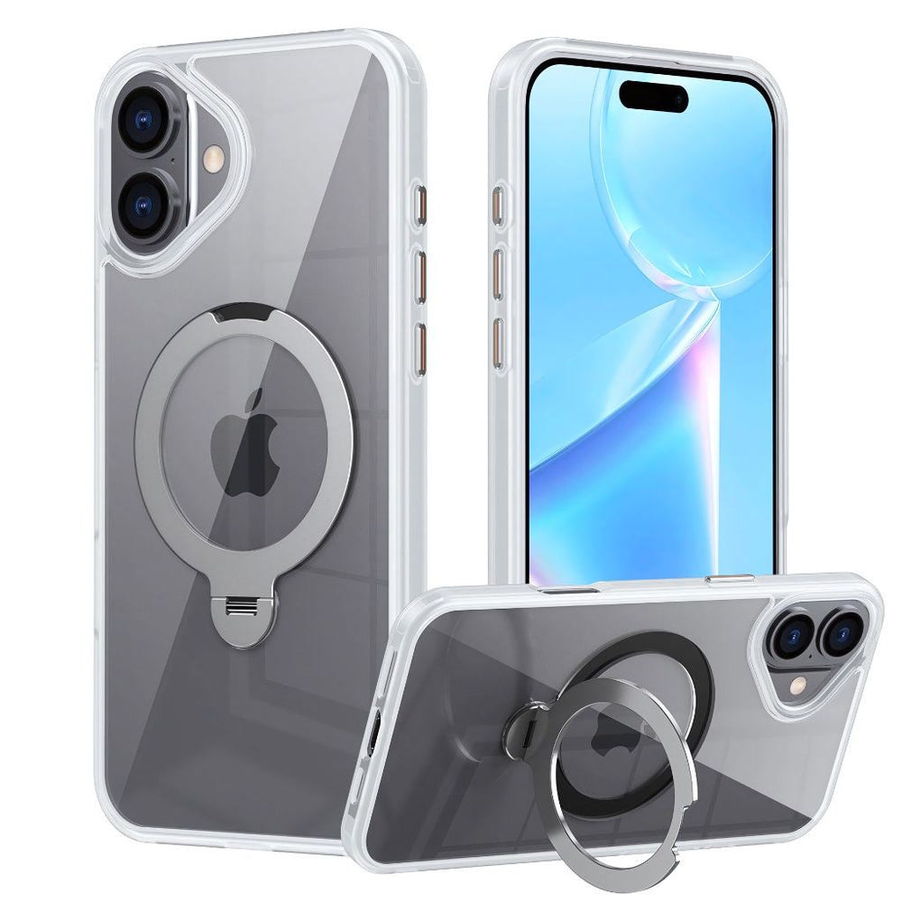 NexTECH® | Magnetic Protective Case with Rotating Stand for iPhone 17 Series