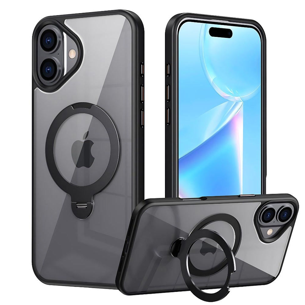 NexTECH® | Magnetic Protective Case with Rotating Stand for iPhone 17 Series