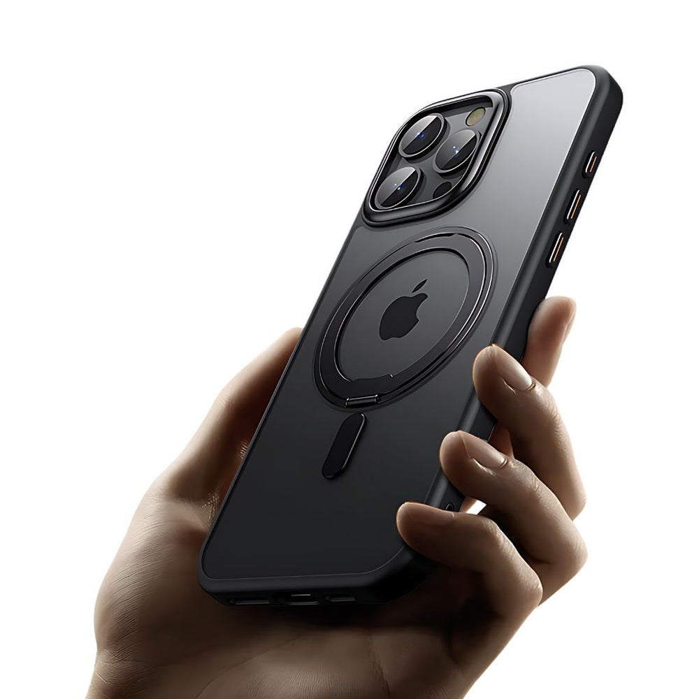 NexTECH® | Magnetic Protective Case with Rotating Stand for iPhone 17 Series