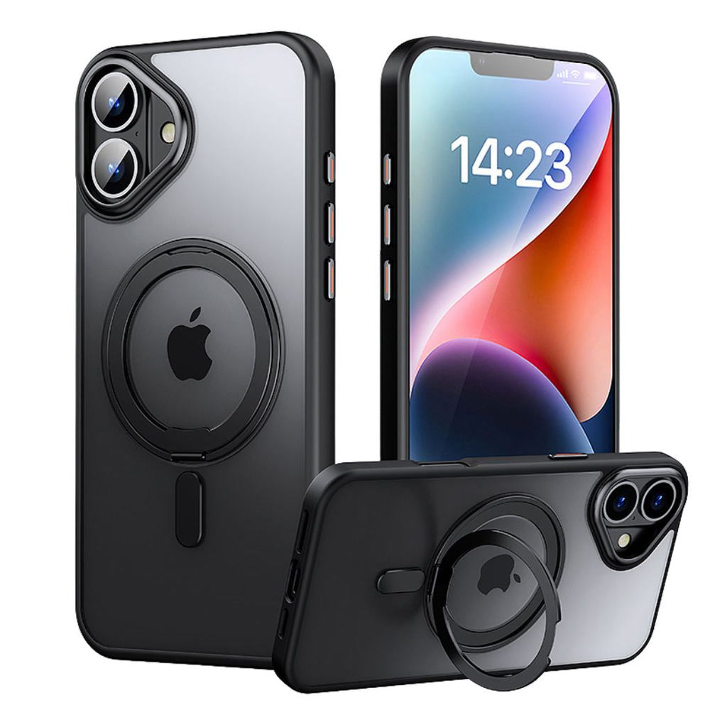 NexTECH® | Magnetic Protective Case with Rotating Stand for iPhone 17 Series