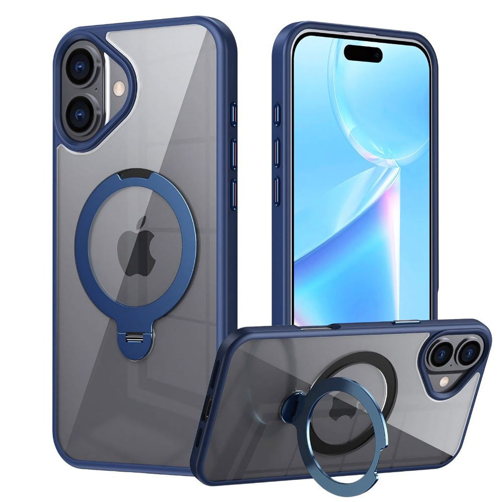 NexTECH® | Magnetic Protective Case with Rotating Stand for iPhone 17 Series