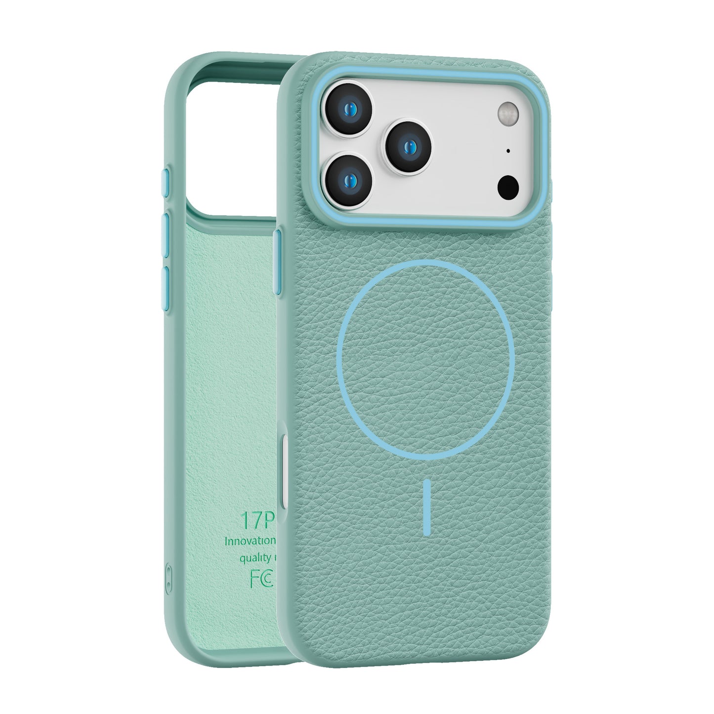 NexTECH® | Magnetic Case with Litchi Texture & Flannel Lining for iPhone 17 Series