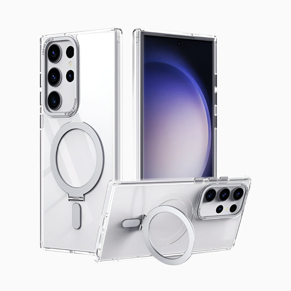 NexTECH® | Shockproof Magnetic Case with Foldable Bracket for Samsung