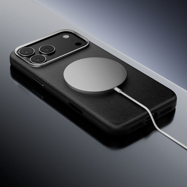 NexTECH® | Vegan Leather Case with AI Button for iPhone 17 Pro/Max/Air - NexTECH - iPhone 17