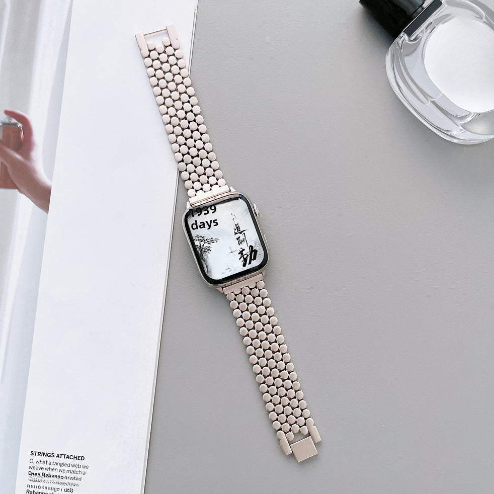 NexTECH® | Woman's Starlight Honeycomb Metal Band for Apple Watch