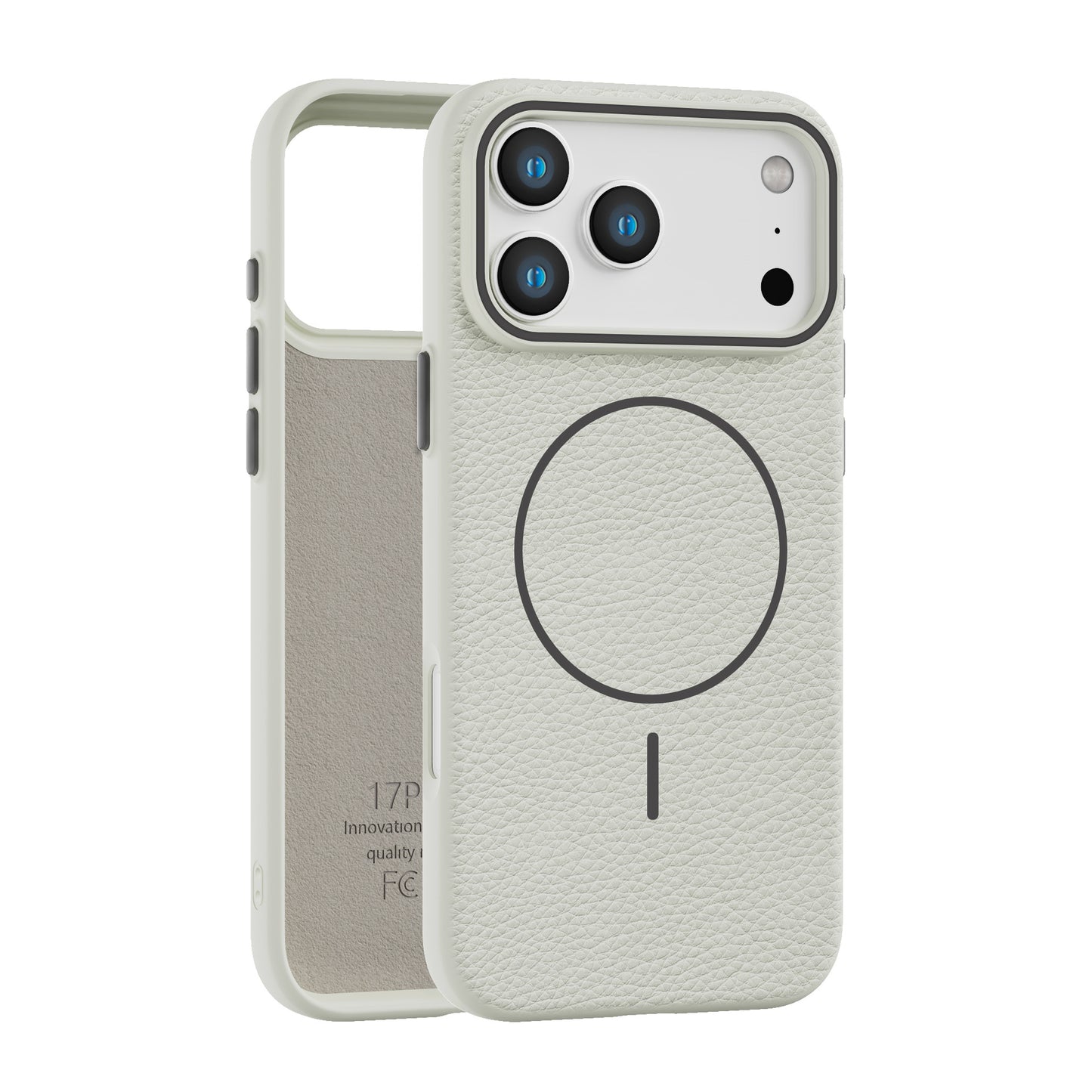 NexTECH® | Magnetic Case with Litchi Texture & Flannel Lining for iPhone 17 Series