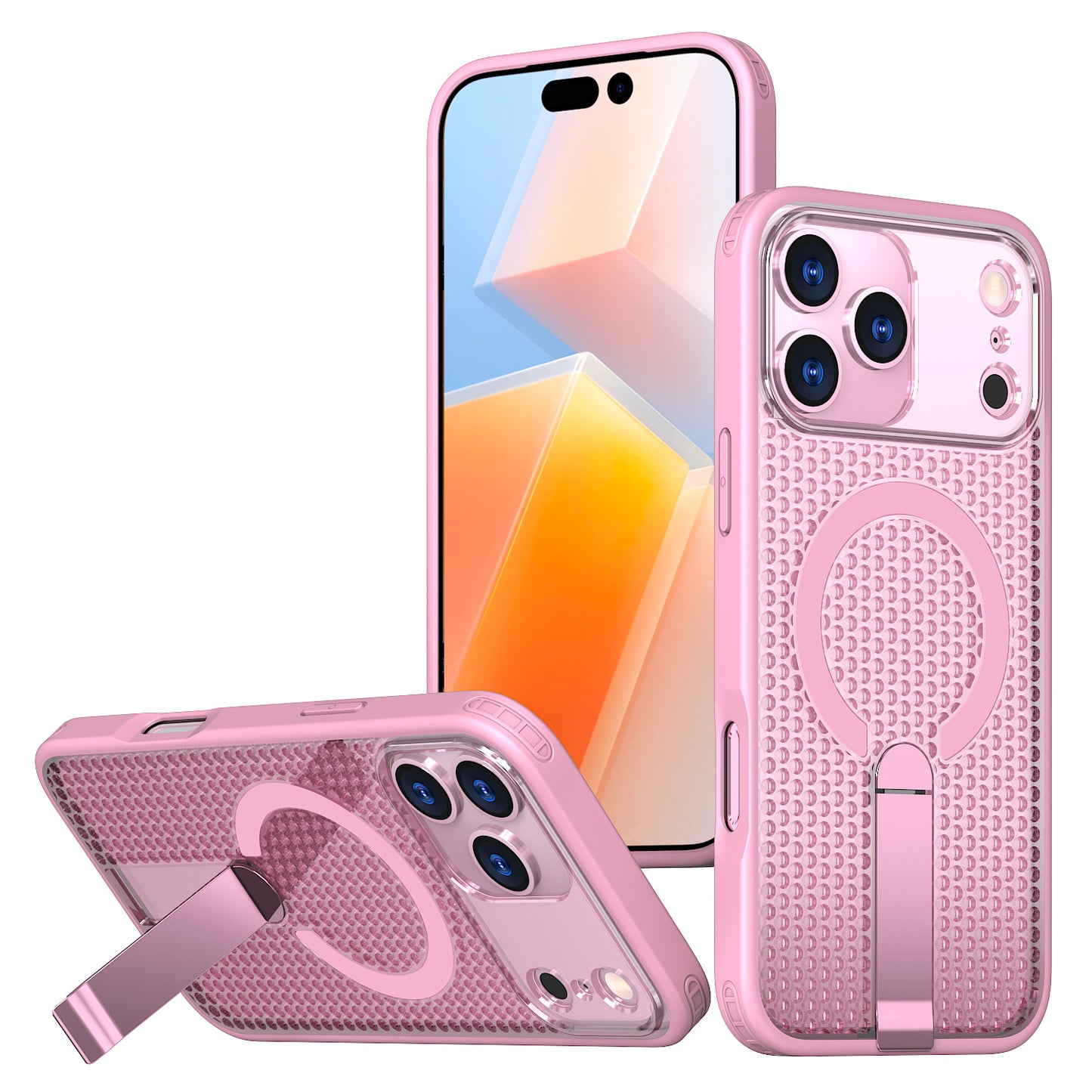 NexTECH® | Magnetic Stand Case with Heat-Dissipation for iPhone 17 Series