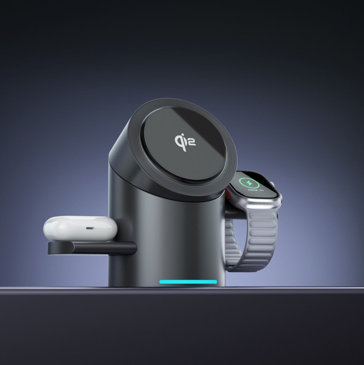 NexTECH® | 3-in-1 Magnetic Wireless Charger Phone Fast Charge station - NexTECH