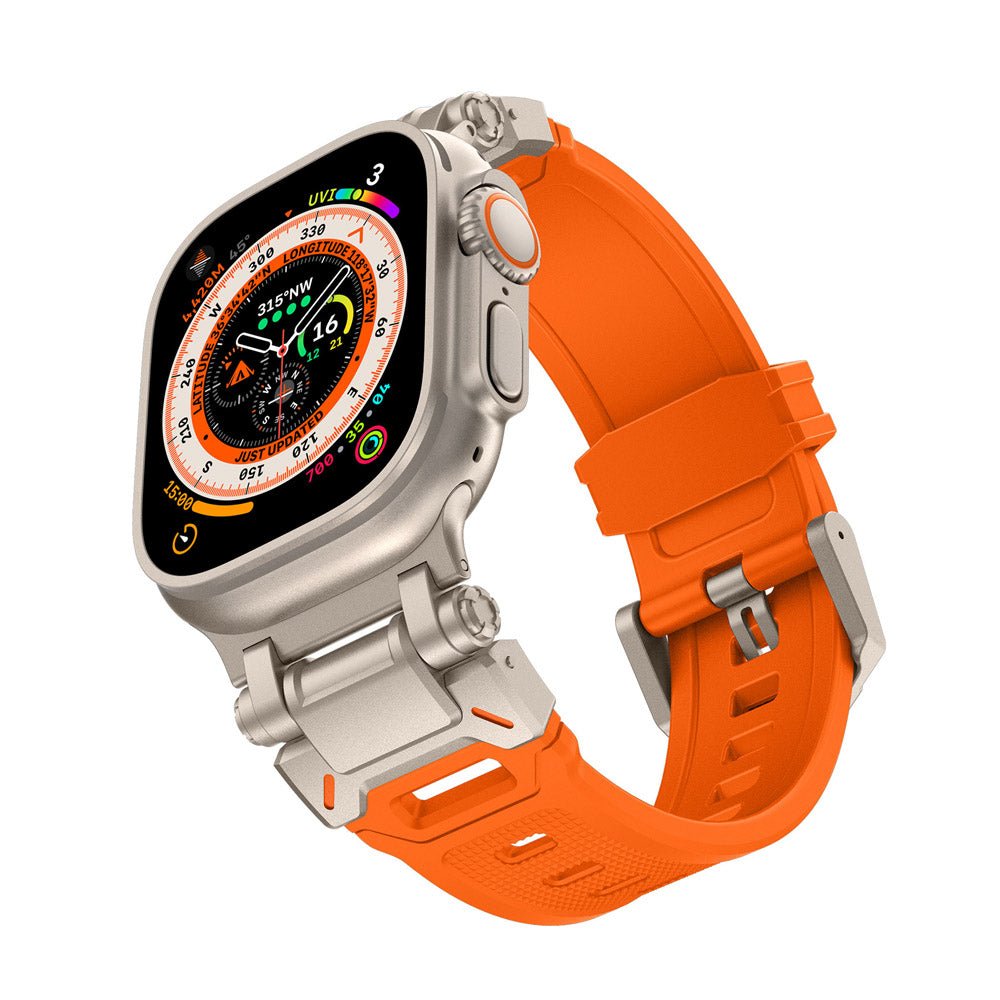 NexTECH® | Explorer Silicone Band with Titanium Connector for Apple Watch