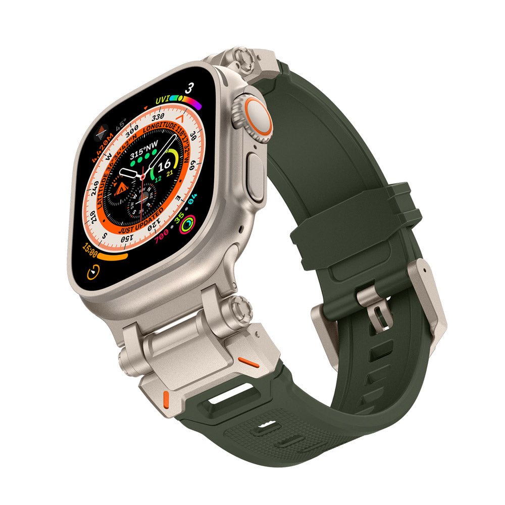 NexTECH® | Explorer Silicone Band with Titanium Connector for Apple Watch