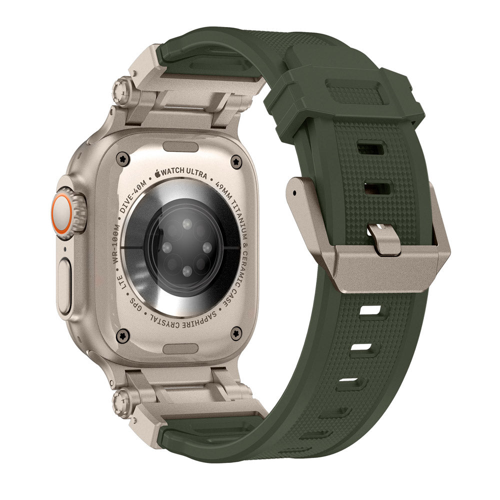 NexTECH® | Explorer Silicone Band with Titanium Connector for Apple Watch