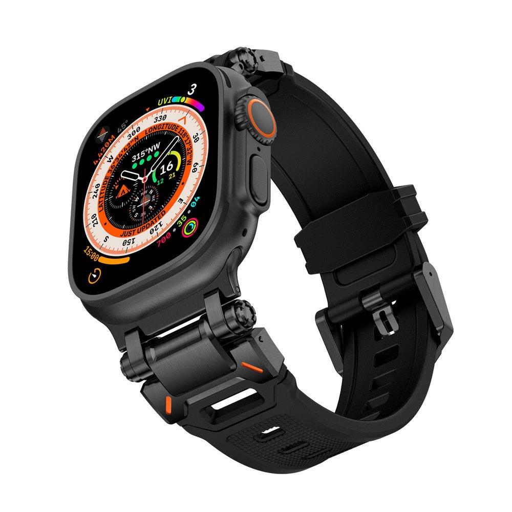 NexTECH® | Explorer Silicone Band with Titanium Connector for Apple Watch