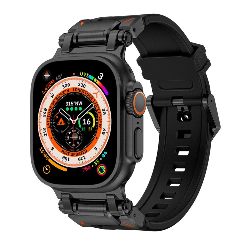 NexTECH® | Explorer Silicone Band with Titanium Connector for Apple Watch
