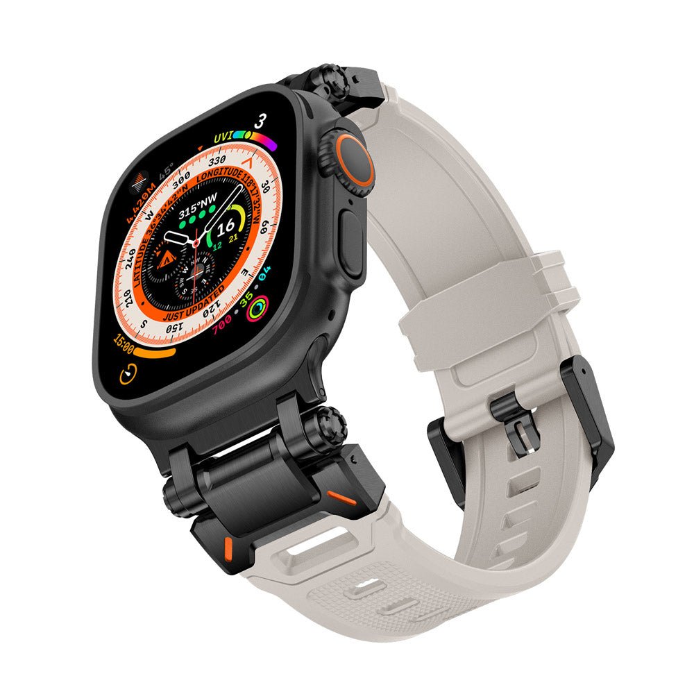 NexTECH® | Explorer Silicone Band with Titanium Connector for Apple Watch