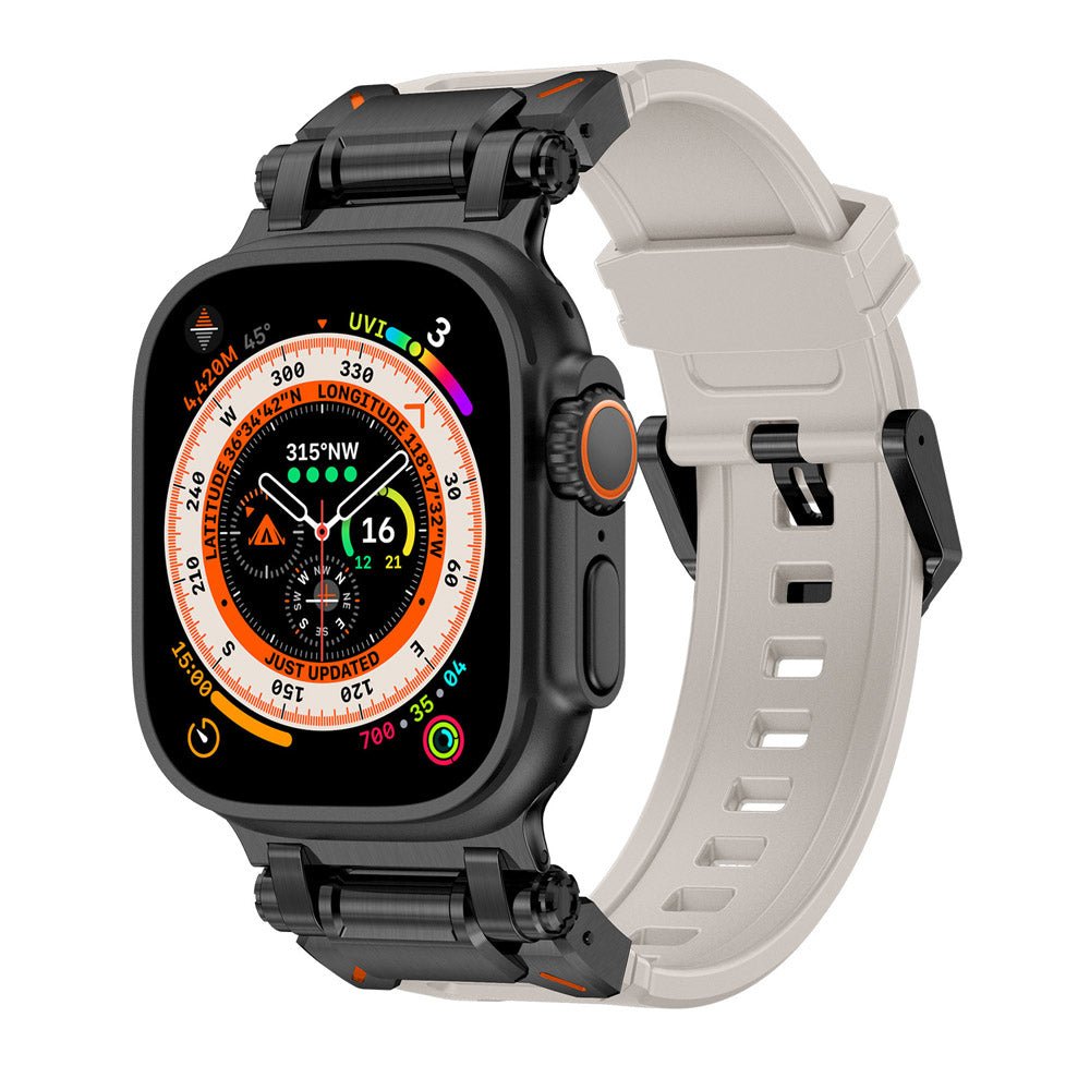NexTECH® | Explorer Silicone Band with Titanium Connector for Apple Watch