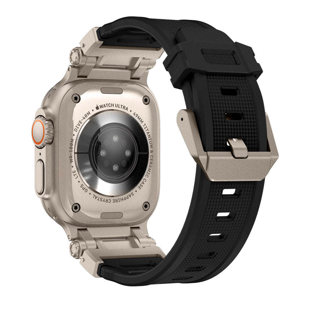 NexTECH® | Explorer Silicone Band with Titanium Connector for Apple Watch