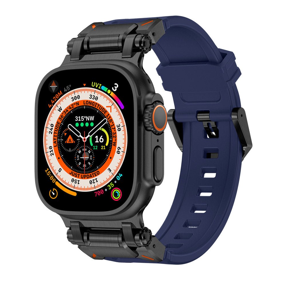 NexTECH® | Explorer Silicone Band with Titanium Connector for Apple Watch