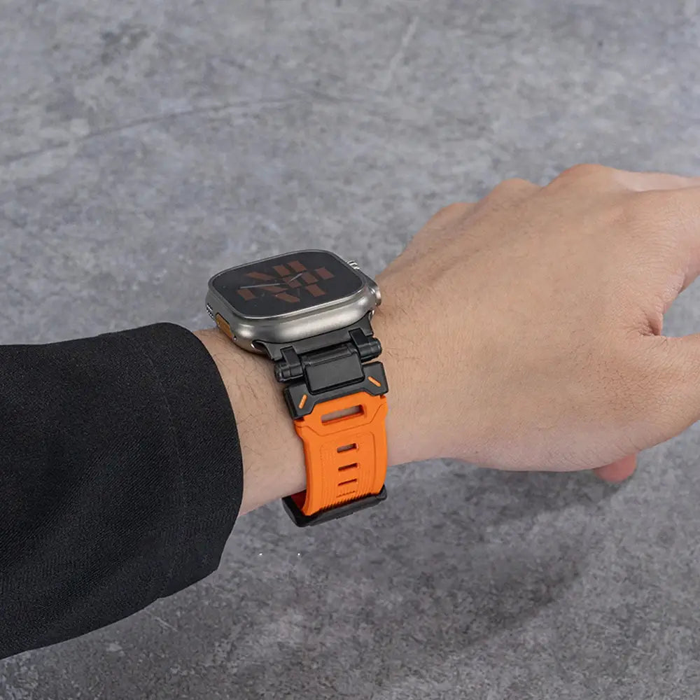 NexTECH® | Explorer Silicone Band with Titanium Connector for Apple Watch
