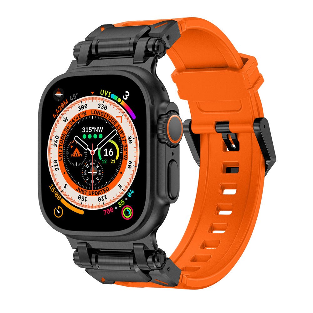 NexTECH® | Explorer Silicone Band with Titanium Connector for Apple Watch