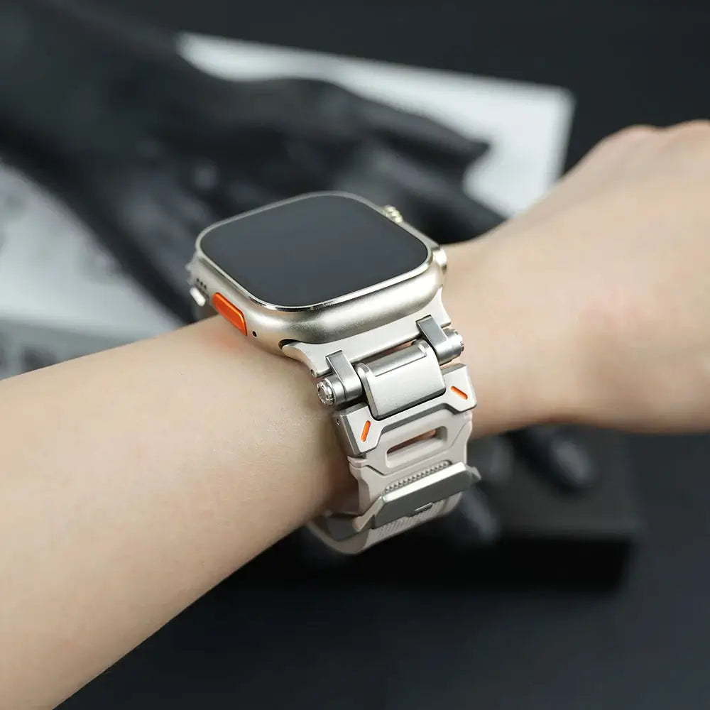 NexTECH® | Explorer Silicone Band with Titanium Connector for Apple Watch