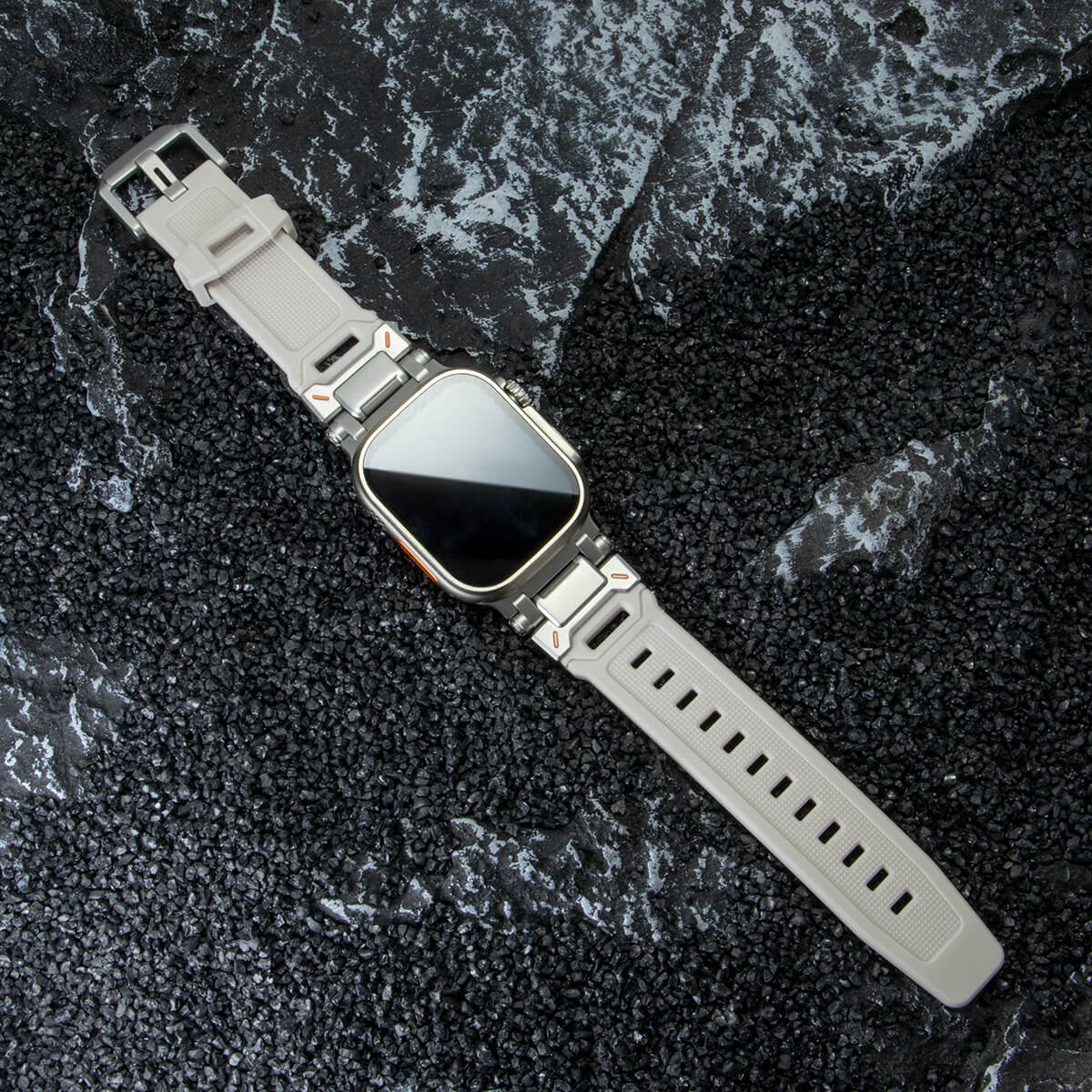 NexTECH® | Explorer Silicone Band with Titanium Connector for Apple Watch