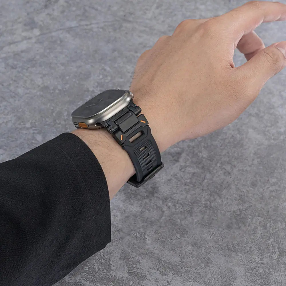 NexTECH® | Explorer Silicone Band with Titanium Connector for Apple Watch
