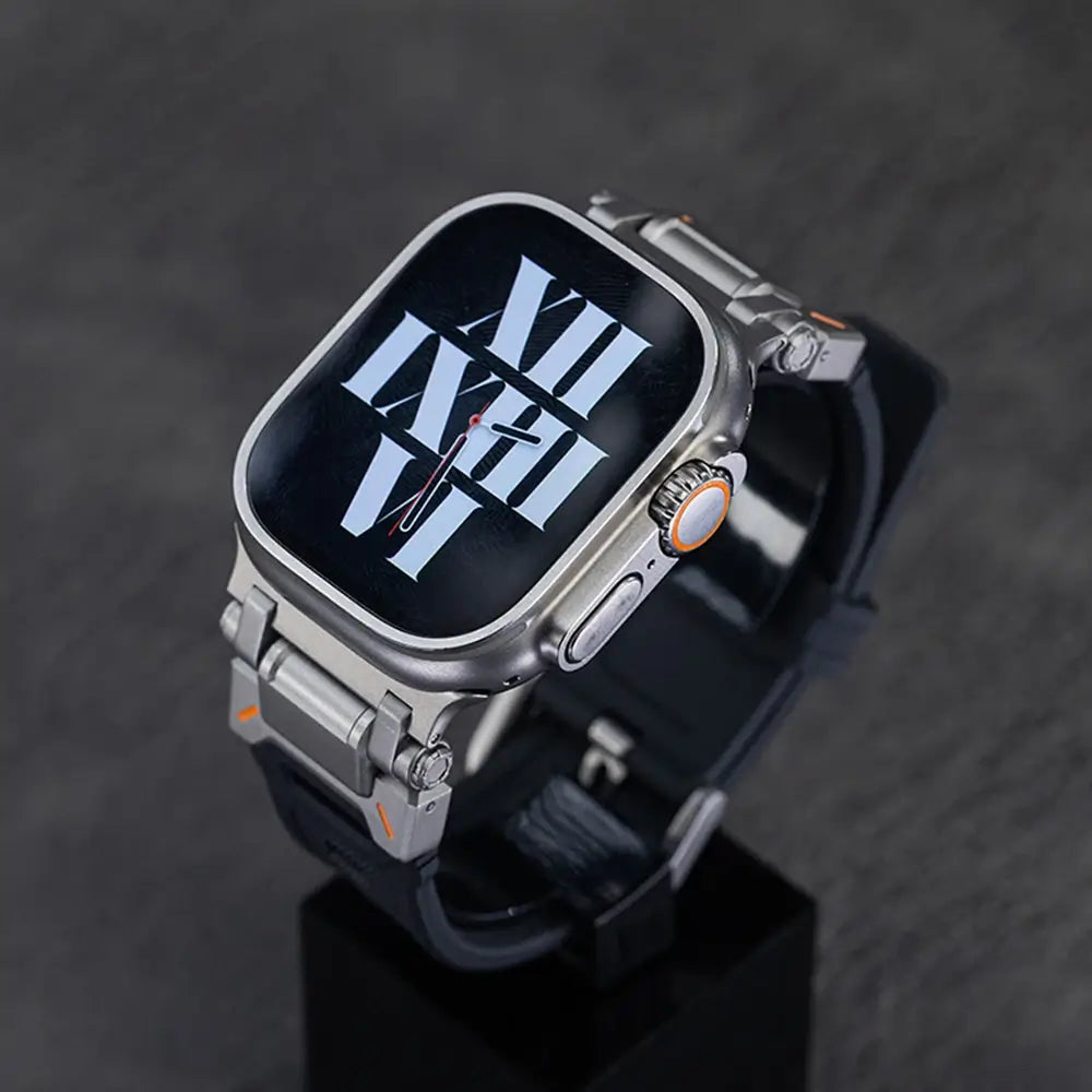 NexTECH® | Explorer Silicone Band with Titanium Connector for Apple Watch