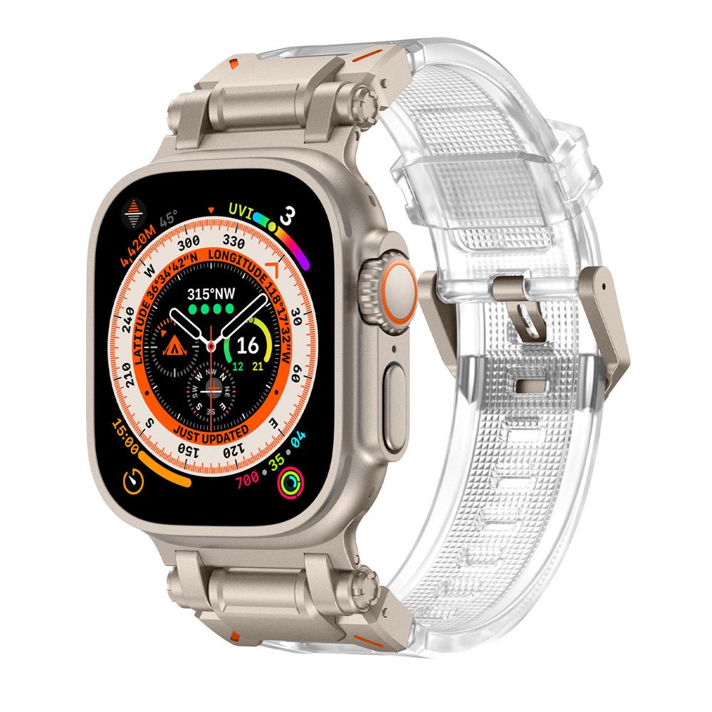 NexTECH® | Explorer Silicone Band with Titanium Connector for Apple Watch