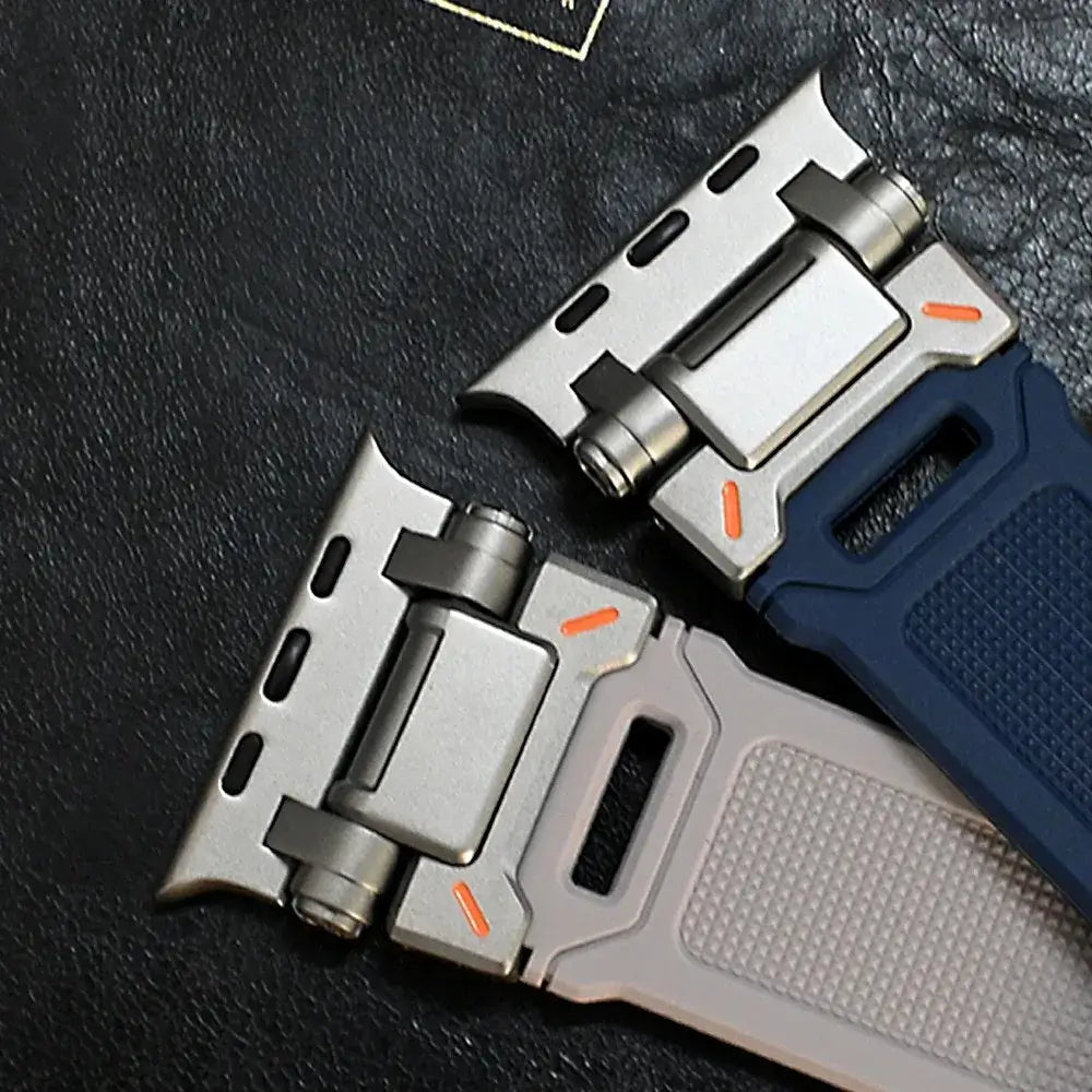 NexTECH® | Explorer Silicone Band with Titanium Connector for Apple Watch