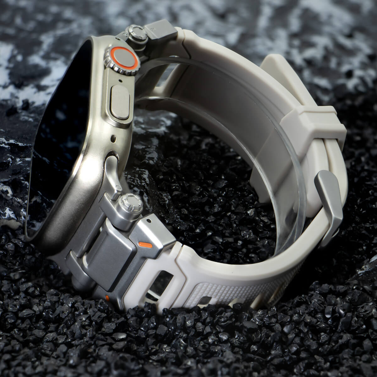 NexTECH® | Explorer Silicone Band with Titanium Connector for Apple Watch