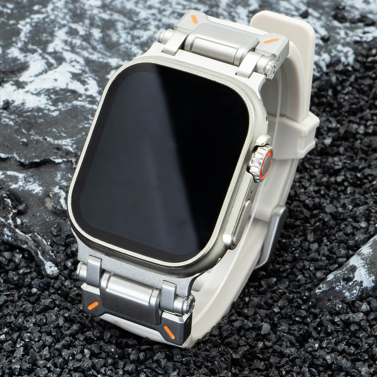 NexTECH® | Explorer Silicone Band with Titanium Connector for Apple Watch