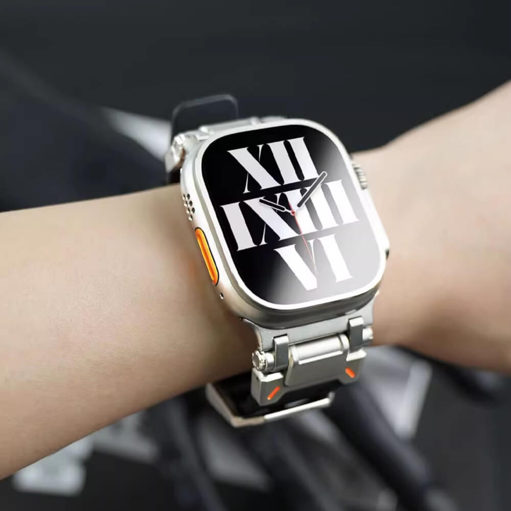 NexTECH® | Explorer Silicone Band with Titanium Connector for Apple Watch