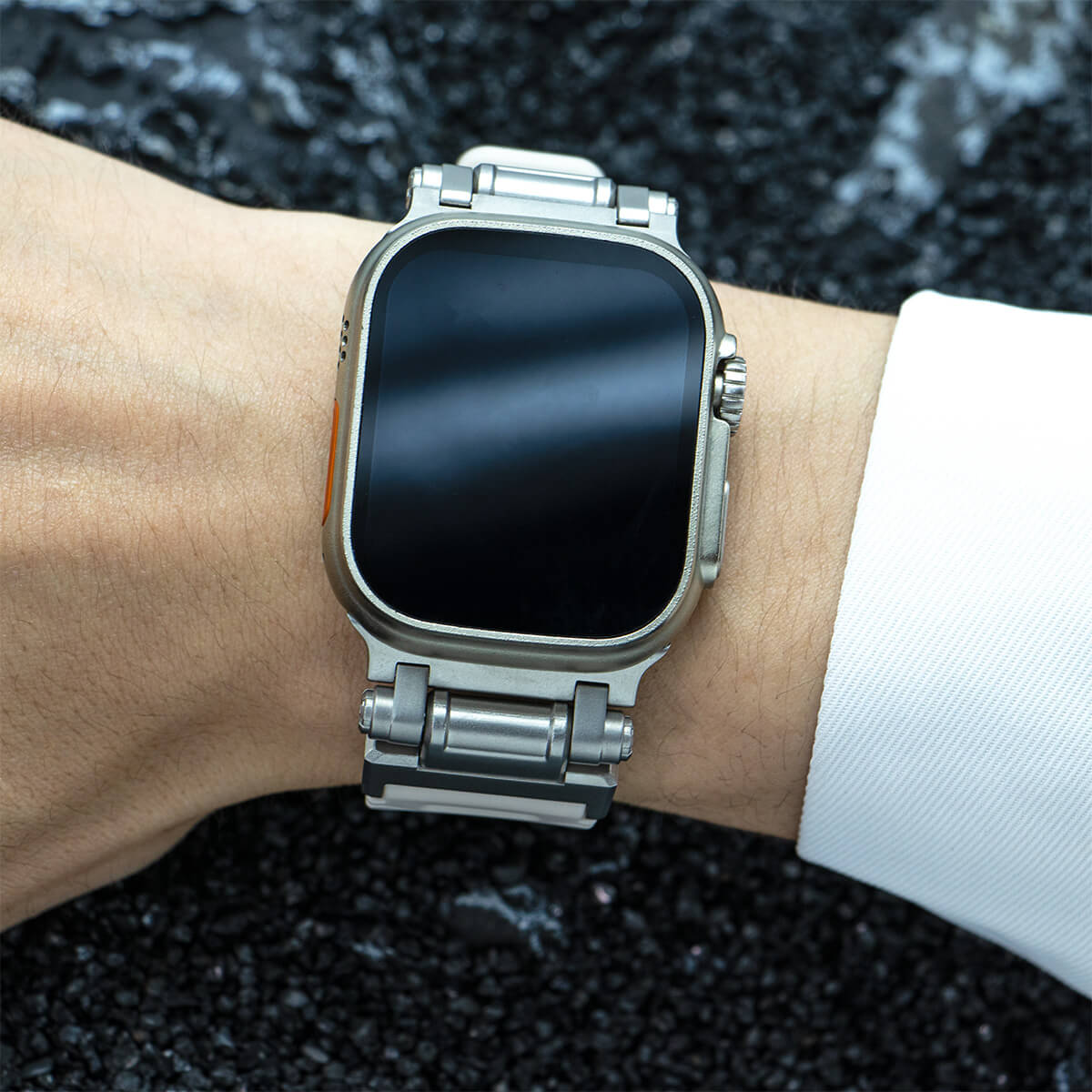 NexTECH® | Explorer Silicone Band with Titanium Connector for Apple Watch