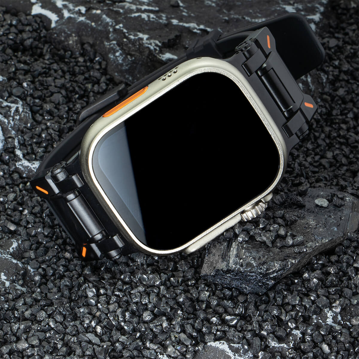 NexTECH® | Explorer Silicone Band with Titanium Connector for Apple Watch