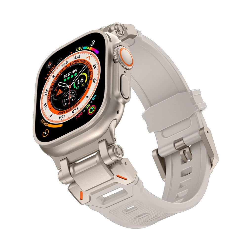 NexTECH® | Explorer Silicone Band with Titanium Connector for Apple Watch