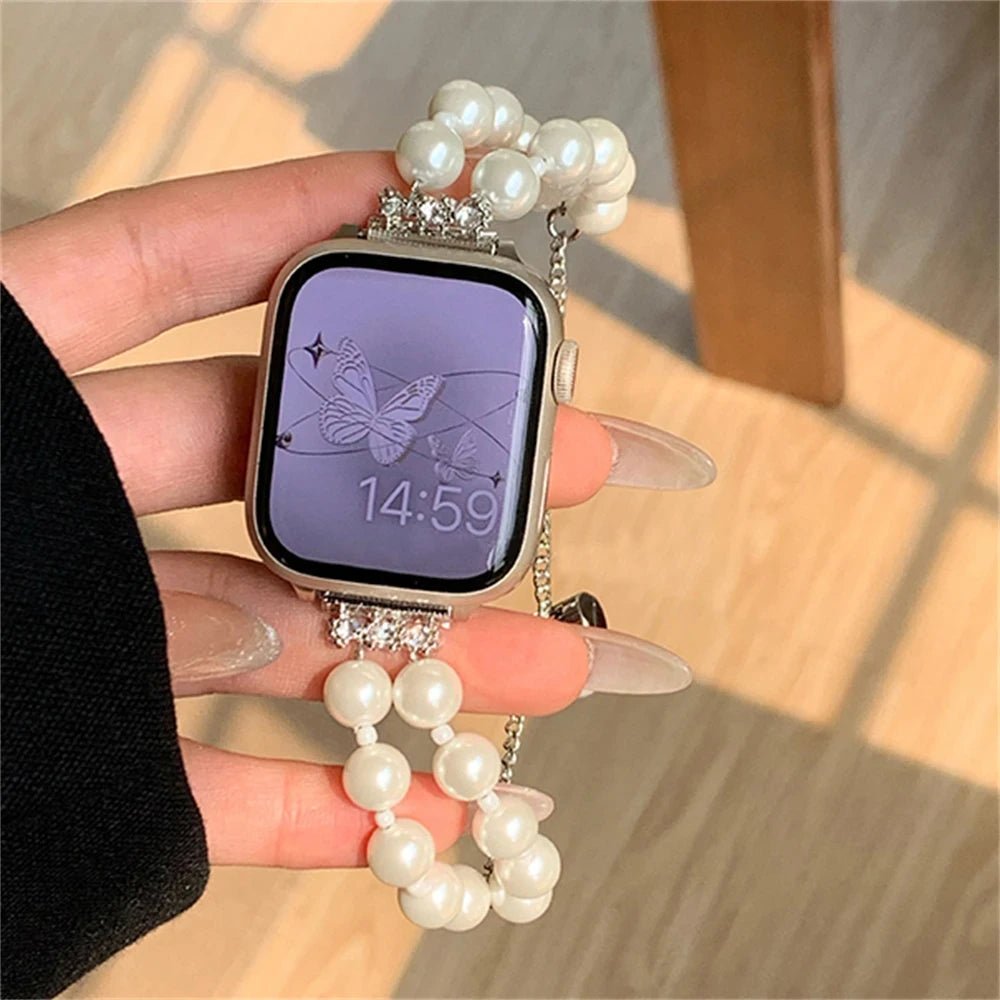 NexTECH® | Women's Pearl Essence Bracelet Band for Apple Watch