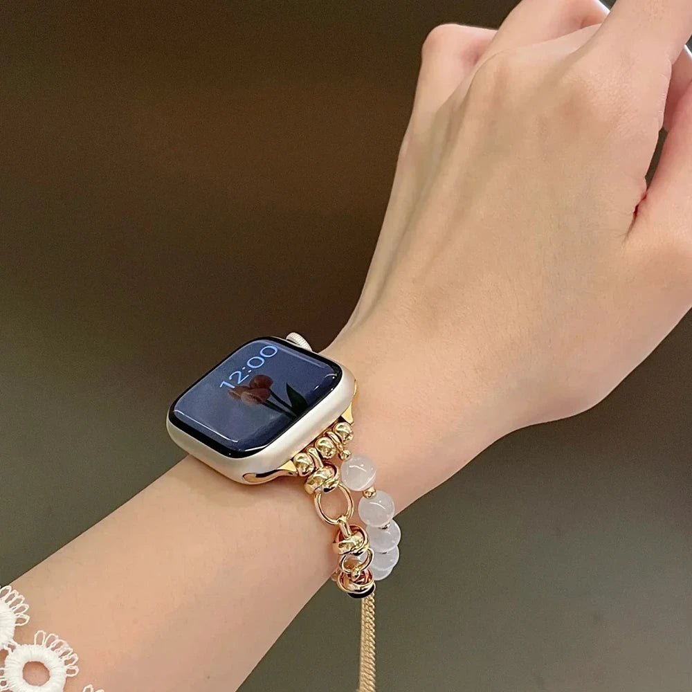 NexTECH® | Women's Pearl Essence Bracelet Band for Apple Watch