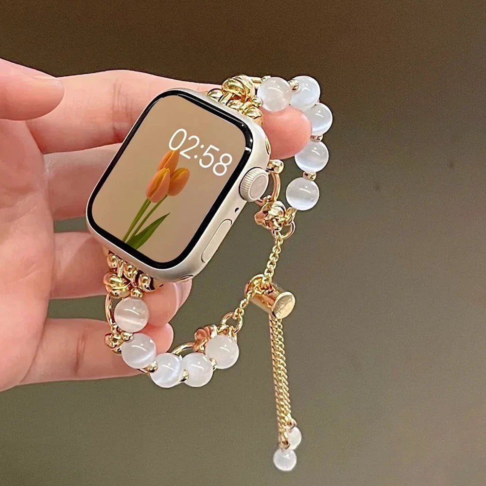 NexTECH® | Women's Pearl Essence Bracelet Band for Apple Watch