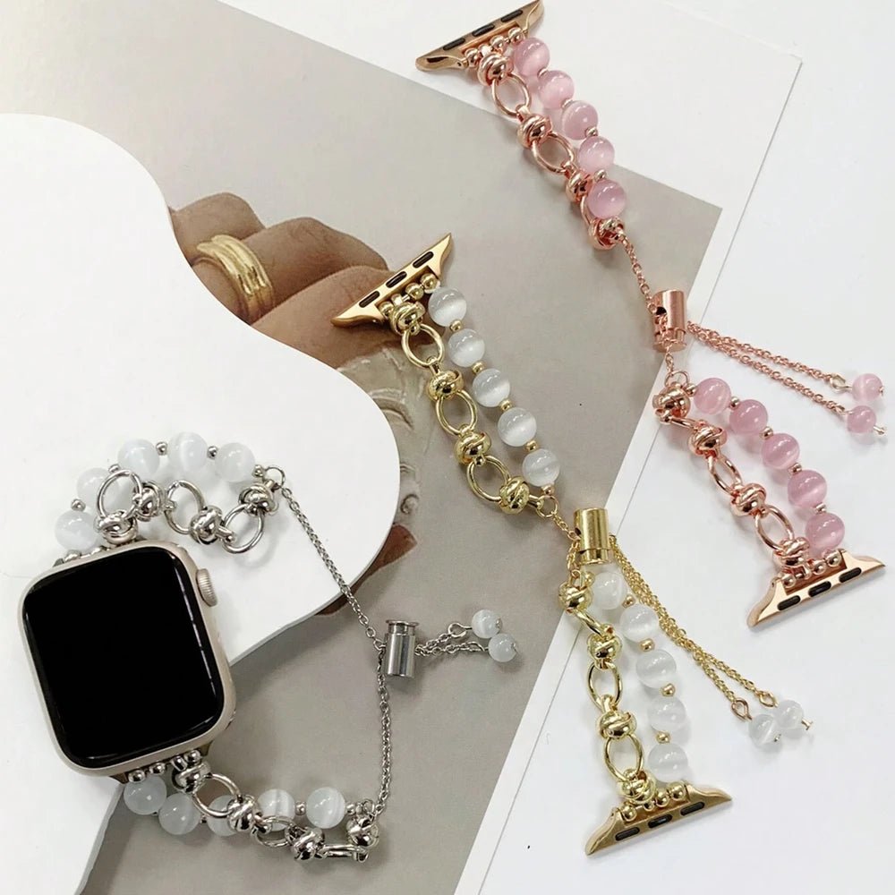 NexTECH® | Women's Pearl Essence Bracelet Band for Apple Watch