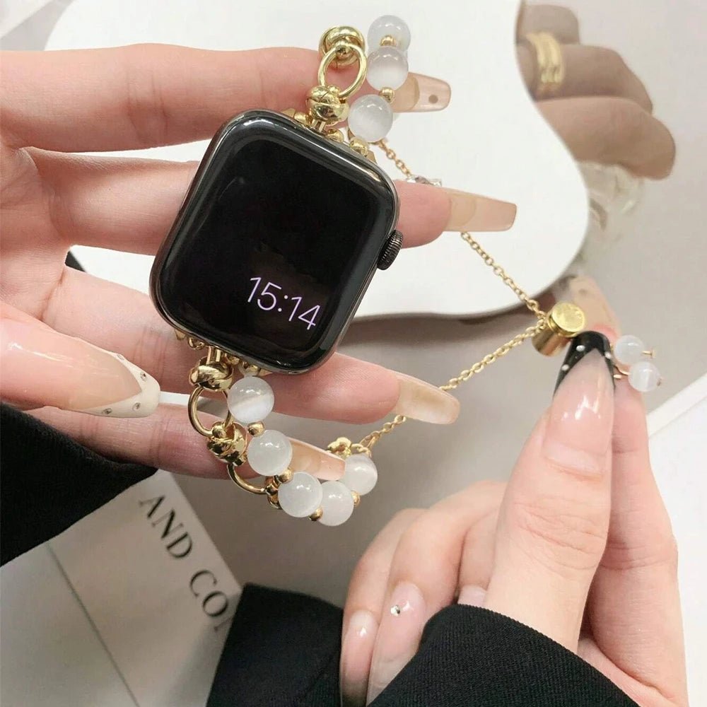 NexTECH® | Women's Pearl Essence Bracelet Band for Apple Watch