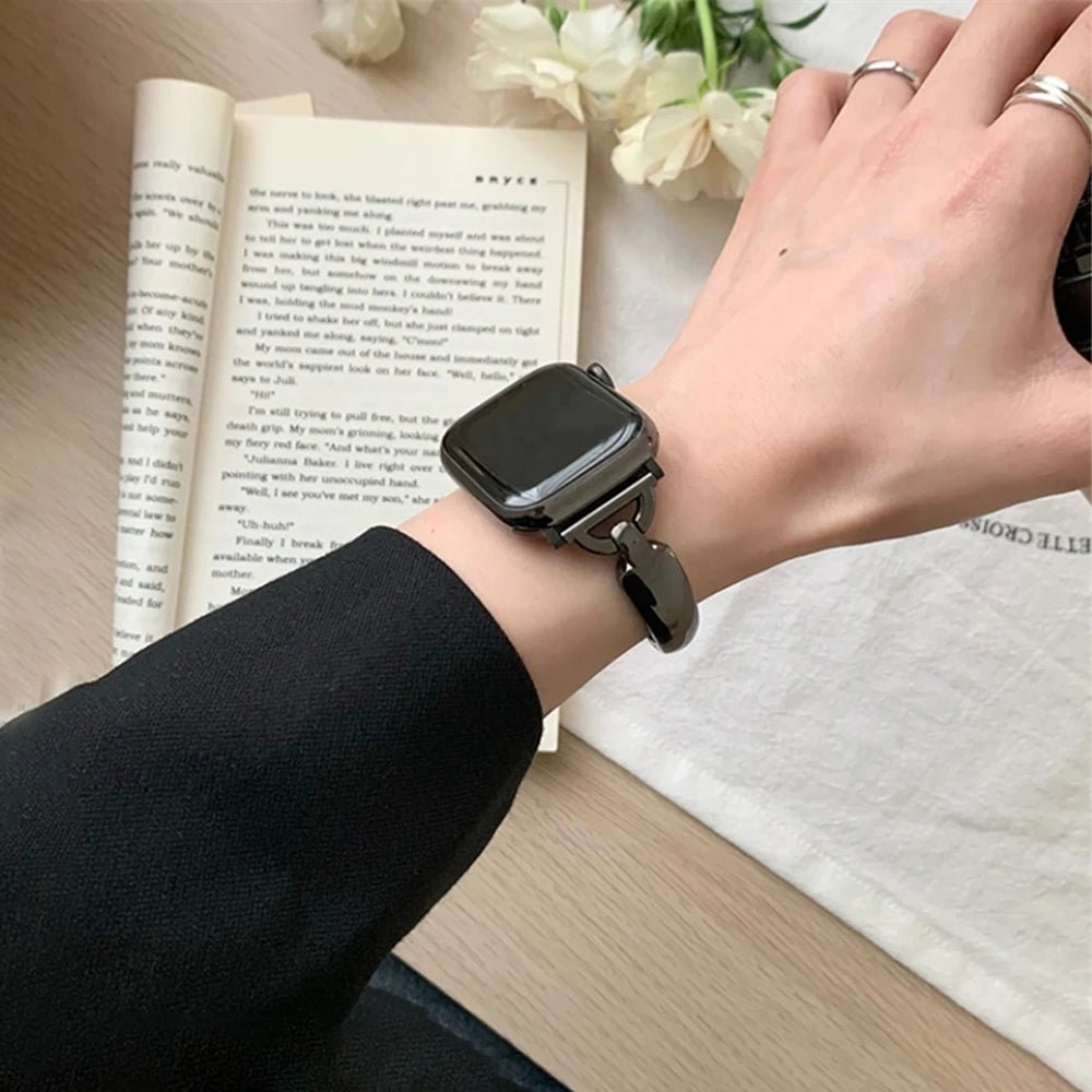 NexTECH® | Women's Radiant T-Bangle Stainless Steel Band for Apple Watch