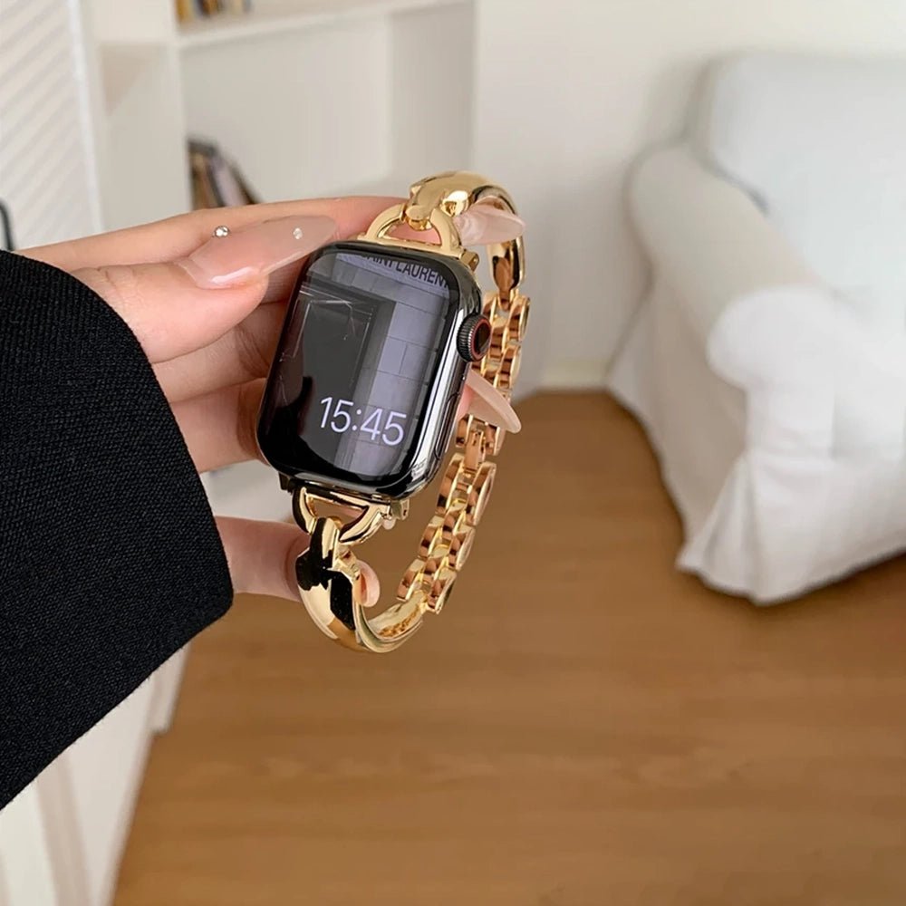 NexTECH® | Women's Radiant T-Bangle Stainless Steel Band for Apple Watch