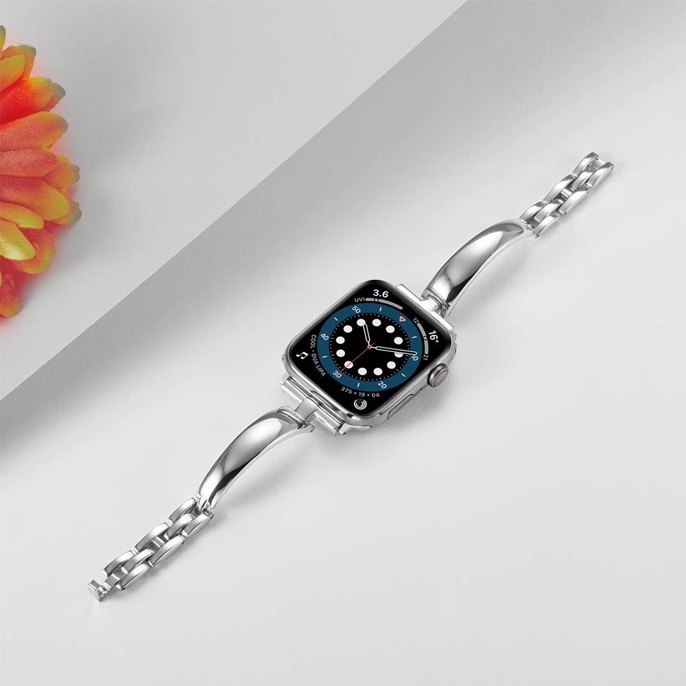 NexTECH® | Women's Radiant T-Bangle Stainless Steel Band for Apple Watch