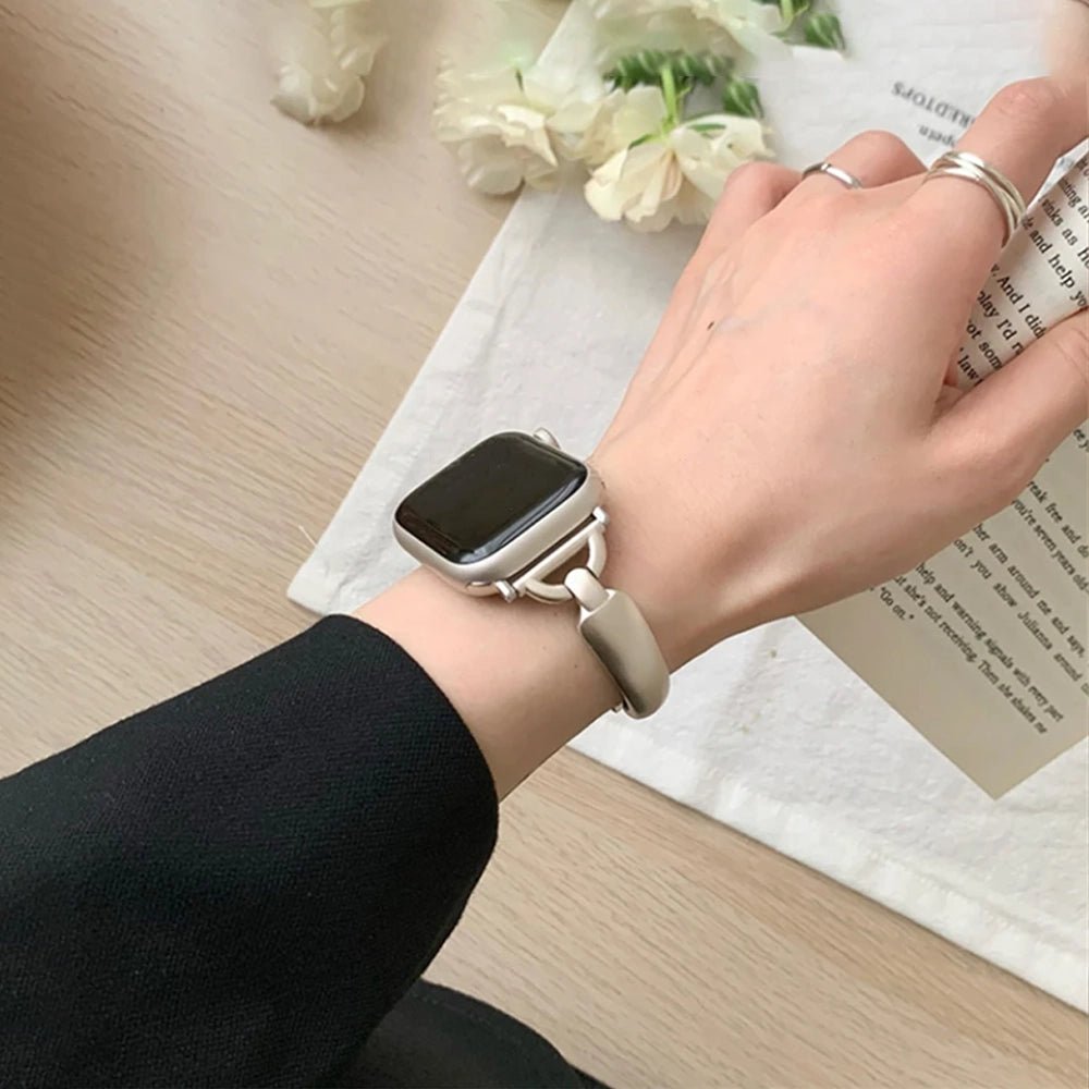 NexTECH® | Women's Radiant T-Bangle Stainless Steel Band for Apple Watch