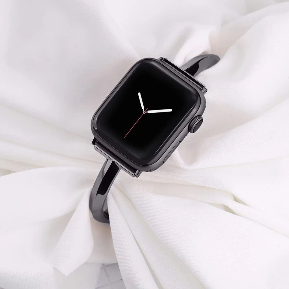 NexTECH® | Women's Slim Stainless Steel Link Band for Apple Watch