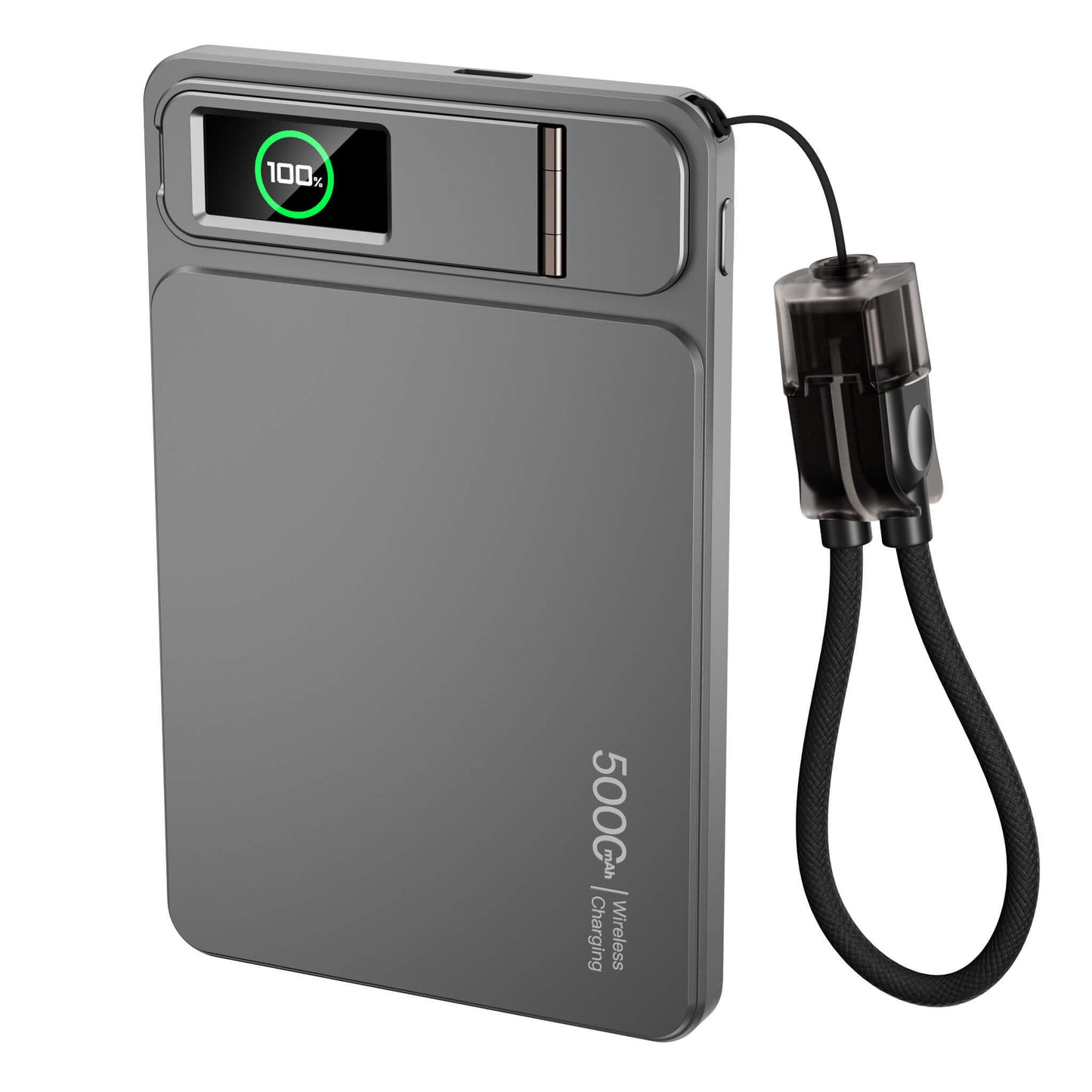 NexTECH® | Ultra-Thin Wireless MagSafe Power Bank with Screen & Stand