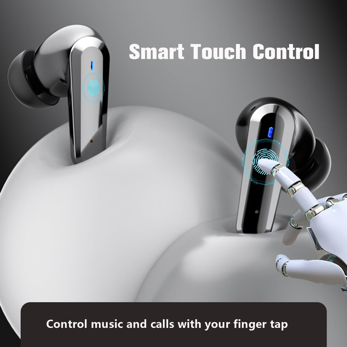 NexTECH® | AI Translation Smart Touch Wireless Earbuds with LCD Display