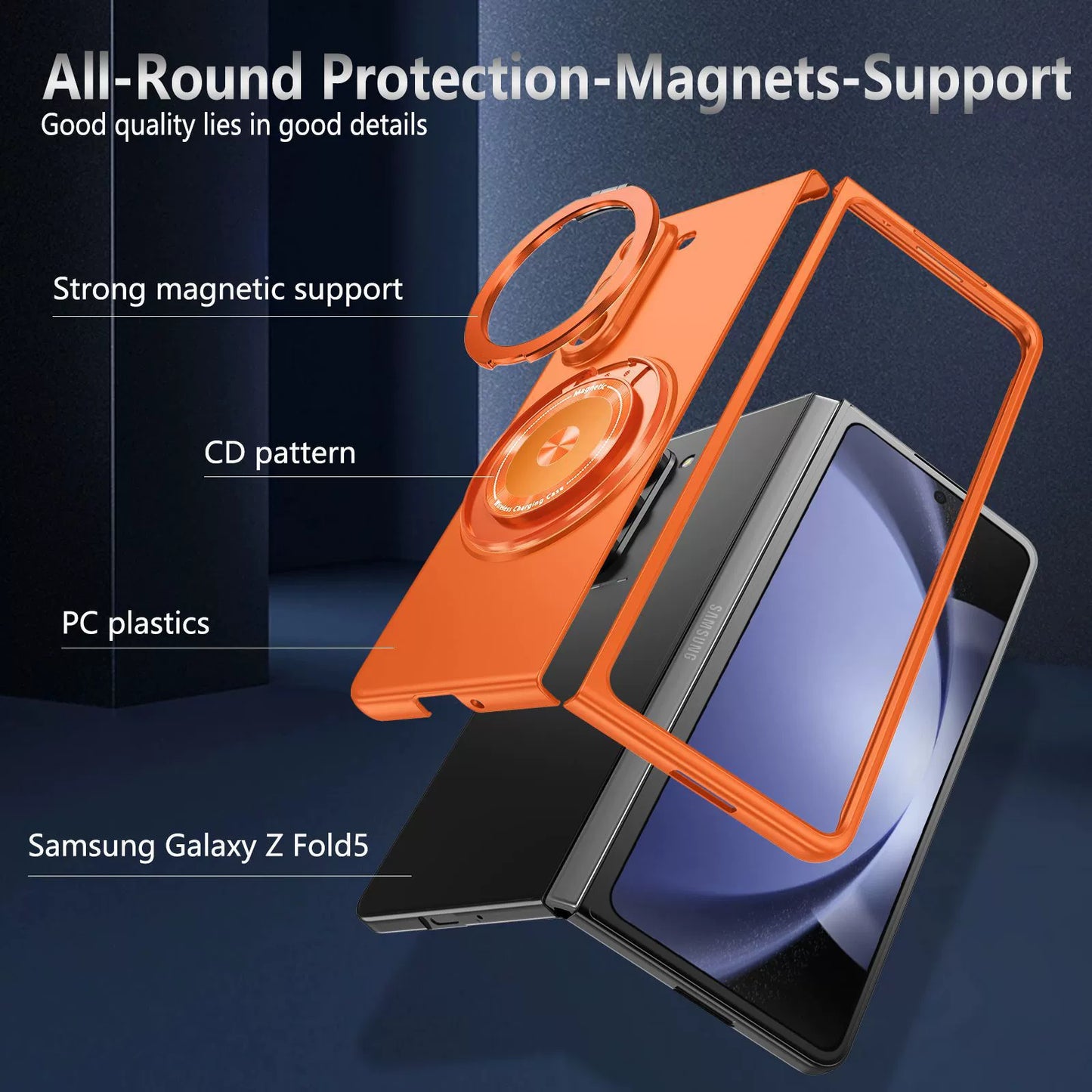 NexTECH® | Foldable Magnetic Kickstand Case for Galaxy Z Fold Series