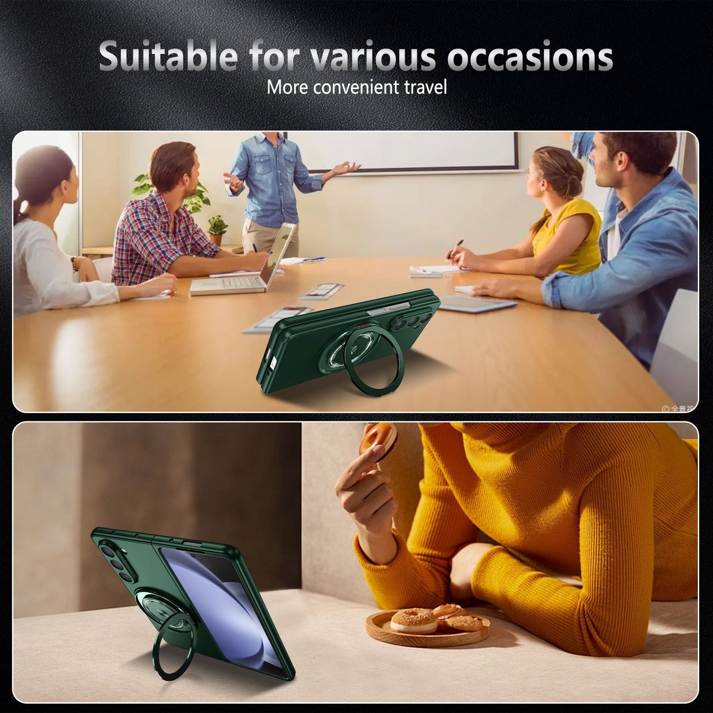 NexTECH® | Foldable Magnetic Kickstand Case for Galaxy Z Fold Series