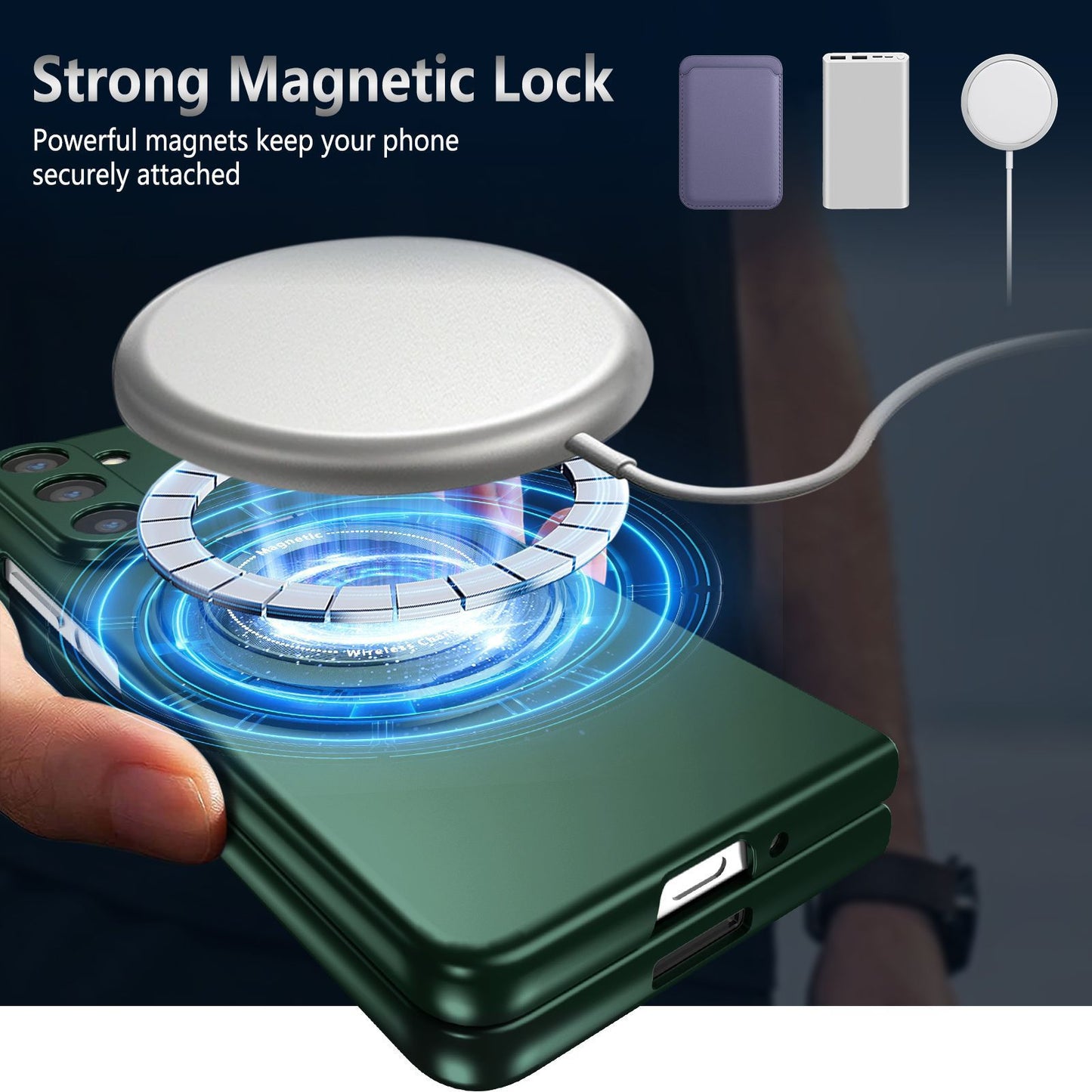 NexTECH® | Foldable Magnetic Kickstand Case for Galaxy Z Fold Series